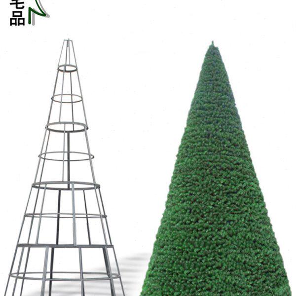 圣诞节装饰大型圣诞树框架户外3米4/5/6/8米10M场景布置裸框架