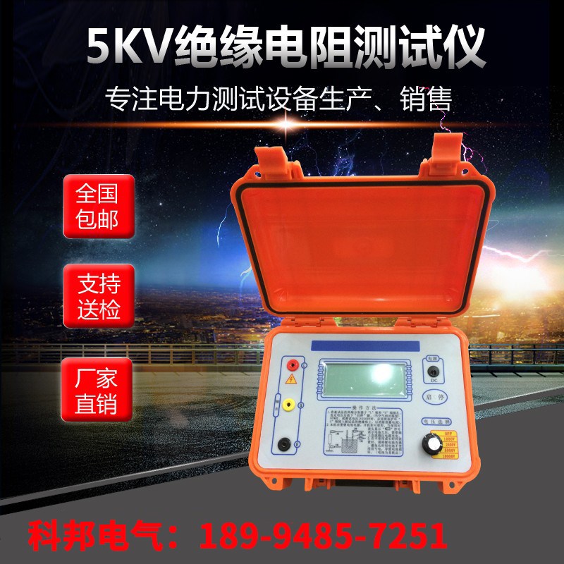 绝缘电阻测试仪5KV10KV电动兆欧表摇表5000VL10000V吸收比数字电