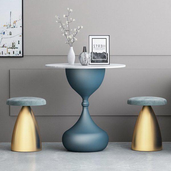 北欧休闲桌椅组合酒店咖啡厅接待会客桌现代简约客餐厅小圆桌椅子