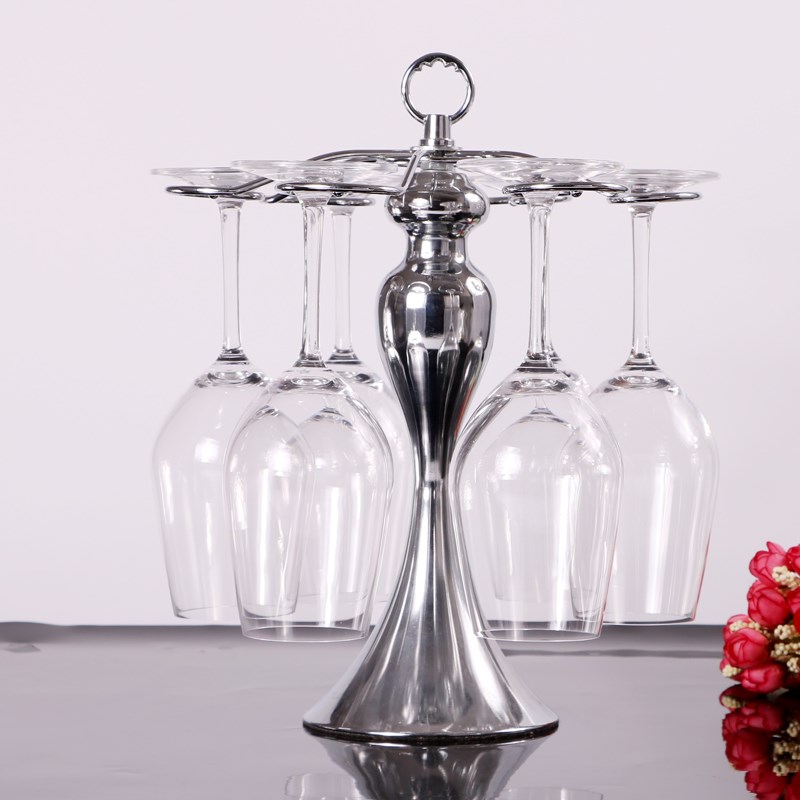 创意红酒架摆件家用高脚杯架倒挂红酒杯架葡萄酒杯架酒Y柜装饰摆