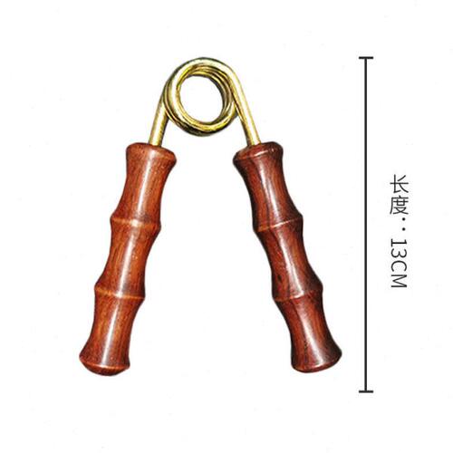 现货弹簧握力器鸡翅木质握力器手掌握力器厂家老人手掌按器