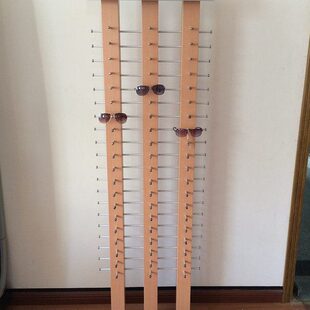 美意达 三排 落地式 木制 眼镜展示架 眼镜陈列架 落地式 热销款