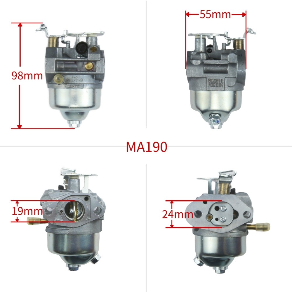 园林机械割草机MA190 MA175化油器YAMAHA草坪机
