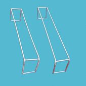 定制304不锈钢烧烤架烤包子便携加粗长方形隔热烧烤架子家用商用