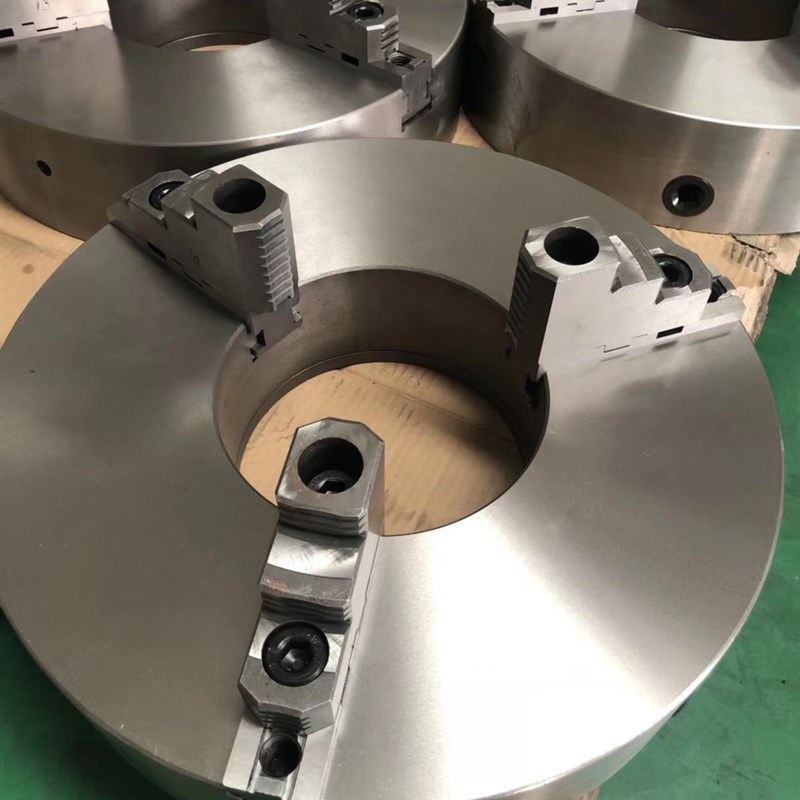 K11 400A 三爪自定心卡盘 配正反双用分离爪 三爪卡盘配环球卡盘