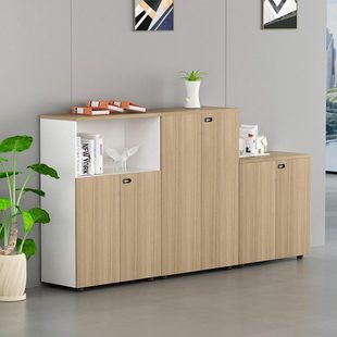 办公柜矮柜隔断柜边柜侧柜茶水柜打印机柜文件柜带密码锁储物柜子