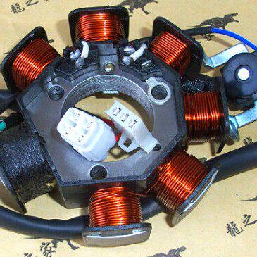 天剑天戟JYM125天隼YBR125劲傲7/8级直流摩托定子点火线圈