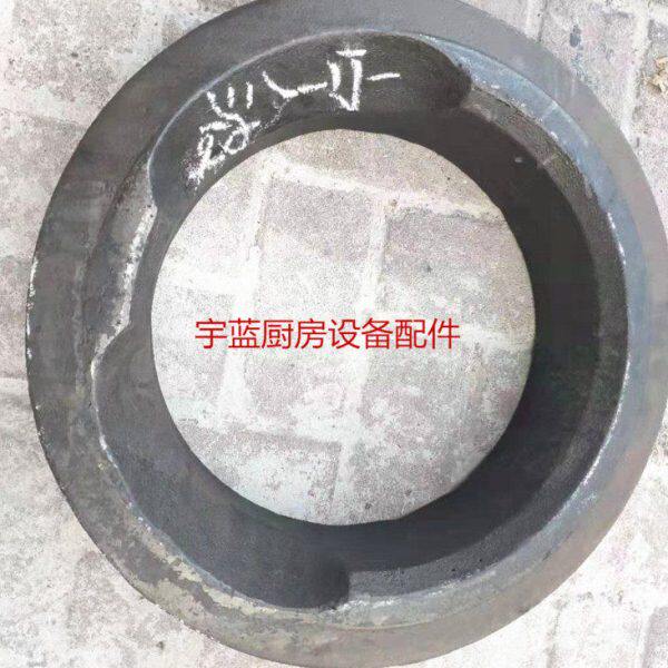 酒店商用炉灶生铁圈广式灶炉灶两坑杂碎式生铁圈内径320/外径465