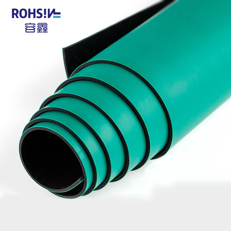 防静电台垫绿色耐高温150度车间流水线桌垫实验室工作台胶皮胶垫