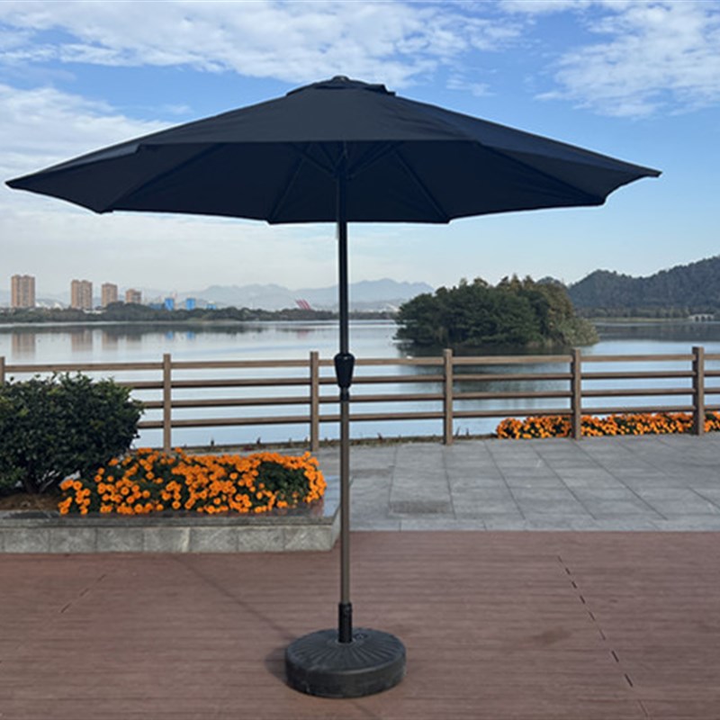 I9AT户外遮阳伞岗亭伞保安室外大太阳伞庭院折叠中柱伞咖啡广告摆
