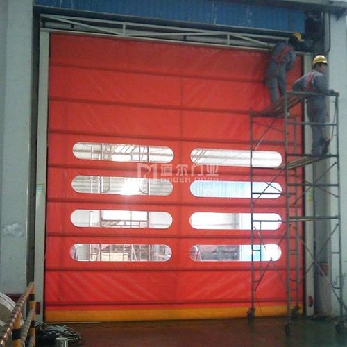 钢质堆积门DEM-D500型 工厂车间自动感应卷帘门 快速堆积卷帘门