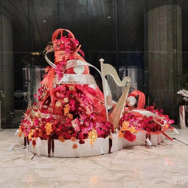 创意户外园林竖琴道具雕塑庭院摆件落地室外扬琴花架公园景观装饰,家居饰品,落地摆件,淘宝优惠券,粉丝福利购,淘宝优惠卷