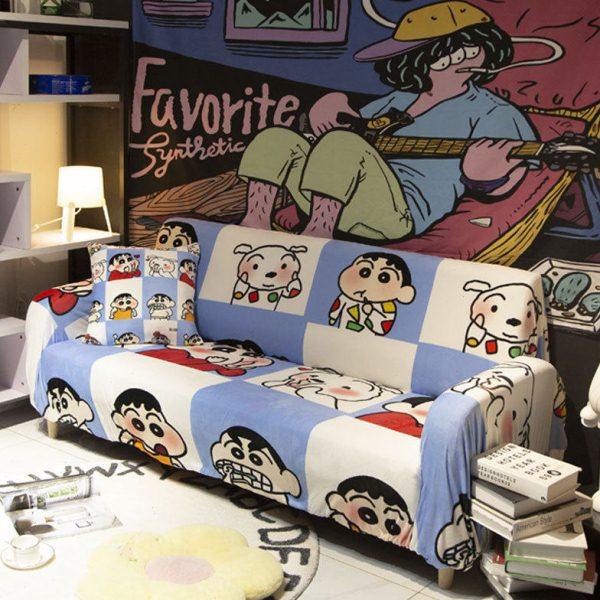 卡通日系沙发套卧室弹力沙发套罩双人毛绒沙发巾盖布垫全包发,居家布艺,沙发套,淘宝优惠券,粉丝福利购,淘宝优惠卷