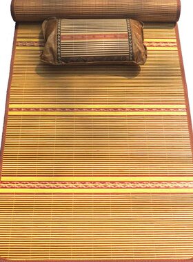 大货车汽车卧铺凉席解放J6东风天龙双面单人竹席竹片凉垫坐垫夏季