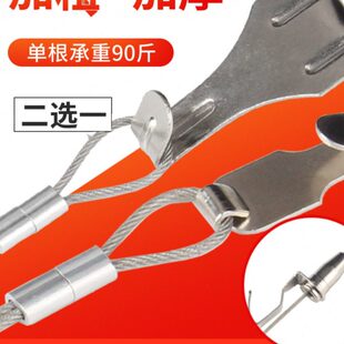 挂画器不锈钢钢丝绳挂画钩画展画廊挂钩挂画绳挂画轨道挂画线可调