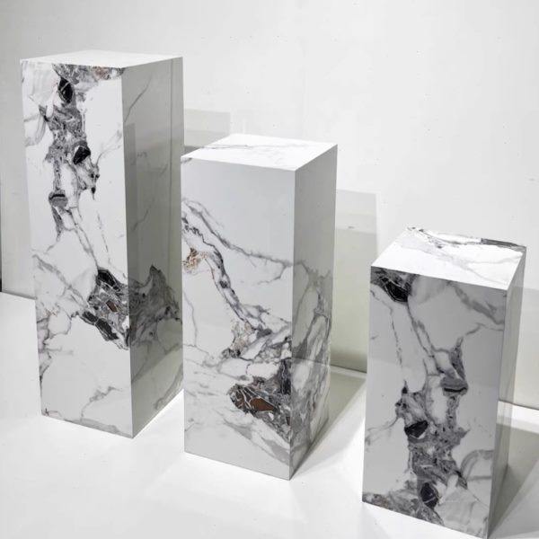 轻奢风落地摆件岩板花架雕塑摆台高端装饰品立石柱岩板花架底座,商业/办公家具,展示地台/底座,淘宝优惠券,粉丝福利购,淘宝优惠卷