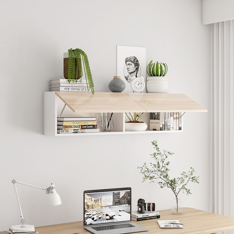 墙上创意格子置物架壁o挂墙储物柜卧室墙面客厅实木吊柜墙壁柜书