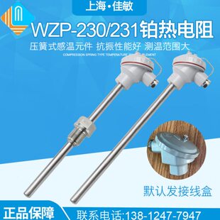 WZP-230/WZP231/PT100铂热电阻PT100温度传感器K型固定螺纹热电偶