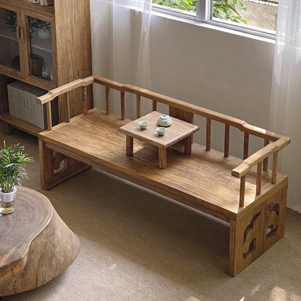 罗汉床老榆木门板长凉椅休闲躺椅沙发床实木仿古风化禅意民宿家具,住宅家具,其它椅子,淘宝优惠券,粉丝福利购,淘宝优惠卷