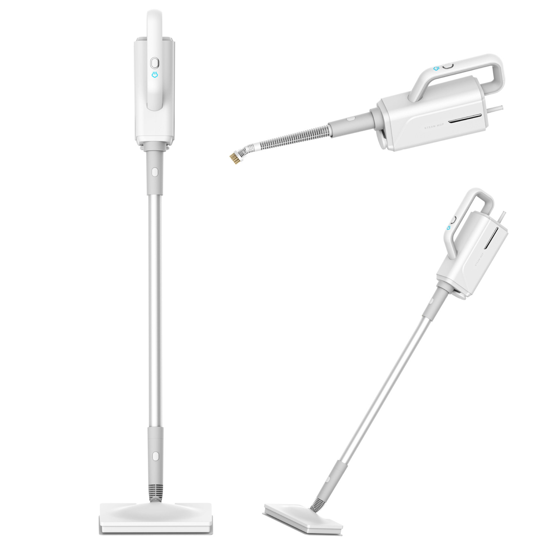 厂家新款家用多功能杀菌除螨蒸汽清洁机 电动蒸汽拖把Steam mop