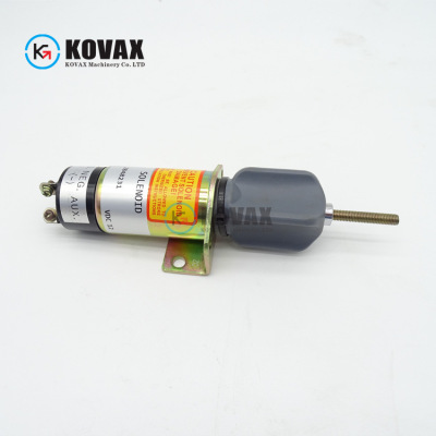 挖掘机熄火电磁阀2848231 12V熄火开关1502-12C6U1B1S1 SA-3452T
