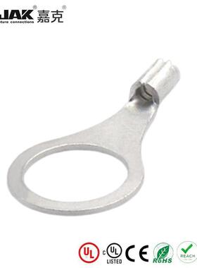 RNB1.25-8 JAK紫铜鼻子 O型接线端子裸端头电线连接器有认证KST