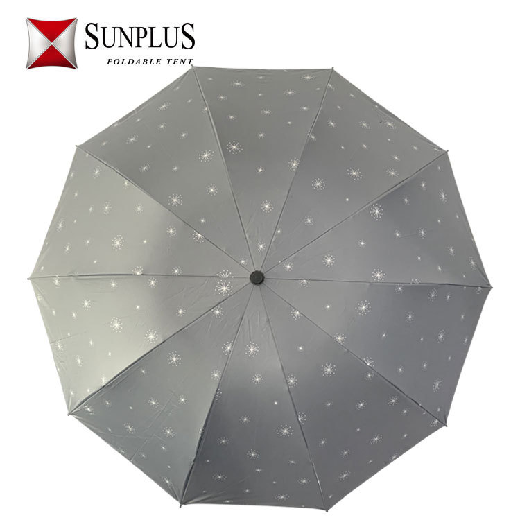 四折伞折叠创意太阳伞遮阳伞防晒伸缩晴雨两用8骨雨伞图案