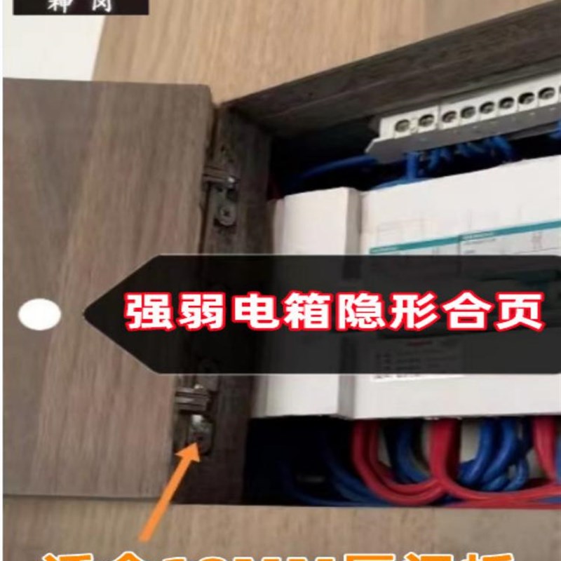 18板隐形暗十字合页强弱电箱柜B子猫洞门侧盖上翻十字铰链生产厂