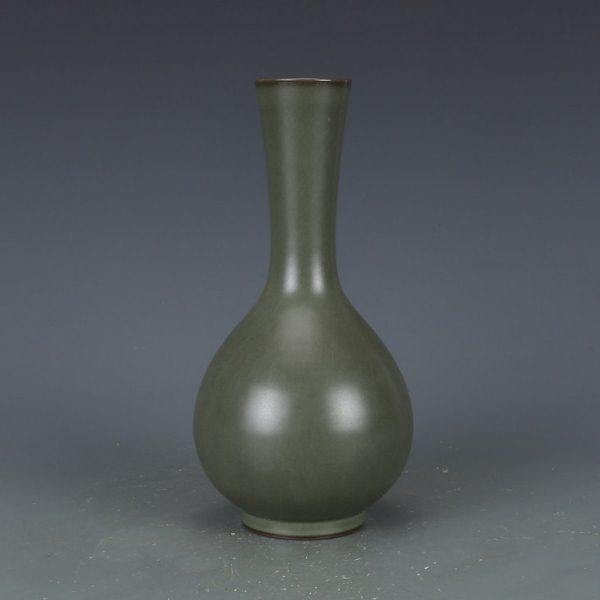 花瓶宋官窑青灰釉胆式瓶仿古瓷器古董古玩旧货老货出土瓷器收藏品