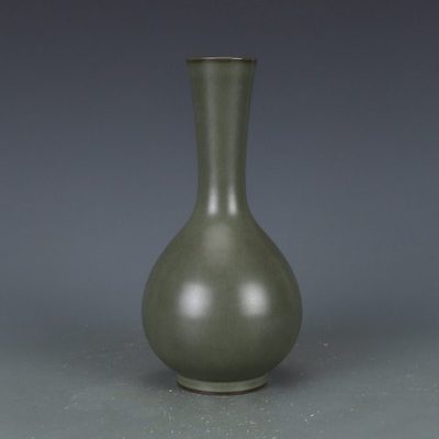 花瓶宋官窑青灰釉胆式瓶仿古瓷器古董古玩旧货老货出土瓷器收藏品