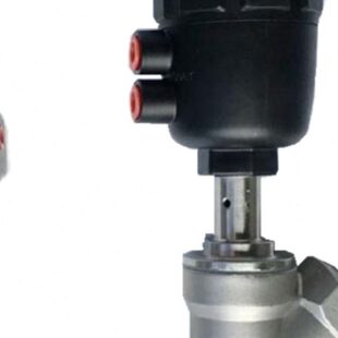 不锈钢304气动角座阀/丝扣/Y型/内螺纹/气动角阀/蒸汽高温角座阀