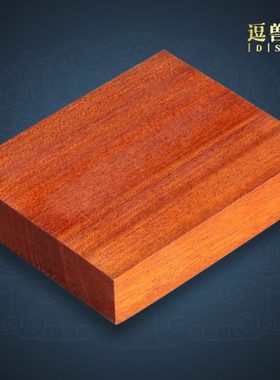 逗兽记中式实木系列金属四脚底座摆件国潮居家办公桌面置物装饰品