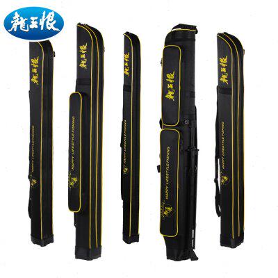 龙王恨便携鱼竿包 新款耐磨防水渔具包钓鱼包 单层双层加厚手杆包