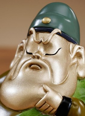 盛凡黄铜公关二爷大号摆件铜武神家用铜关羽武黄圣关公版财工厂