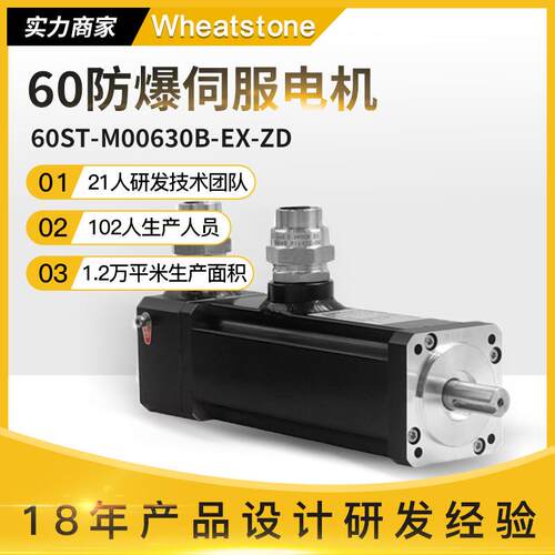 60系列伺服防爆电机 200W防爆型伺服电机 惠斯通生产供应