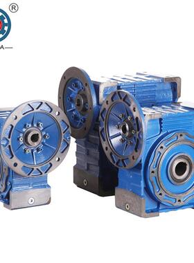 杭州飞宝 nmrv150 铁壳减速机蜗轮蜗杆7.5kw方法兰伺服减速机