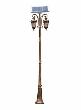 太阳能草坪灯家用别墅花园户外庭院灯路灯室外防水led超亮高杆灯