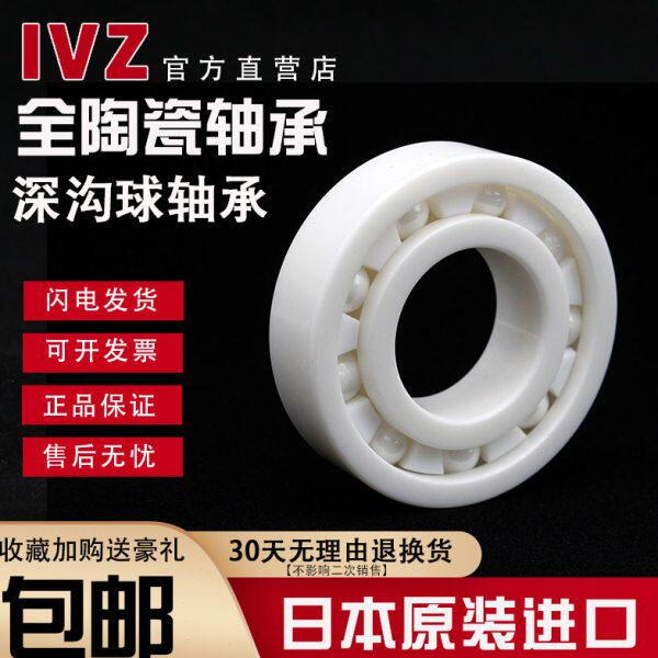 日本进口IVZ氧化锆满珠陶瓷轴承6300 6301 6302 6303 6305 6306CE
