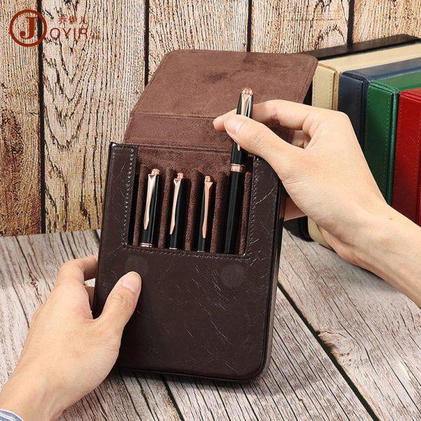 新款创意抽屉式公会议水笔盒复古档商务钢笔收纳盒6支装真皮,文具电教/文化用品/商务用品,文具盒,淘宝优惠券,粉丝福利购,淘宝优惠卷