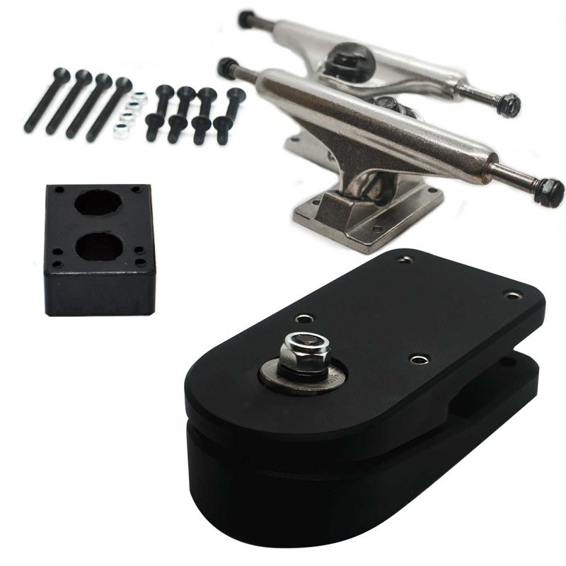 陆地冲浪板支架滑板桥S56弹簧转向前桥旋转适配器CX4底座无敌兔