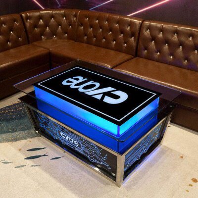 KTV茶几发光不锈钢夜总会量贩式吧台个性档欧式现
