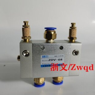 气动自动换向阀DZF-02气阀气缸自动往复阀调速控制换向阀二位五通