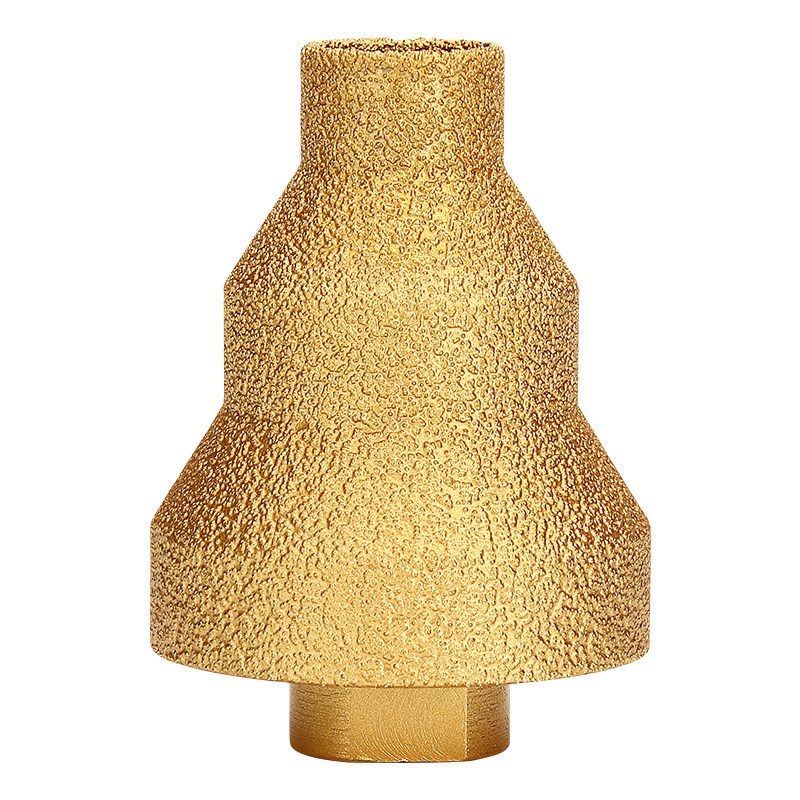 钎焊宝塔钻头阶梯扩孔器金刚石倒角修边角磨机瓷砖石材开孔器