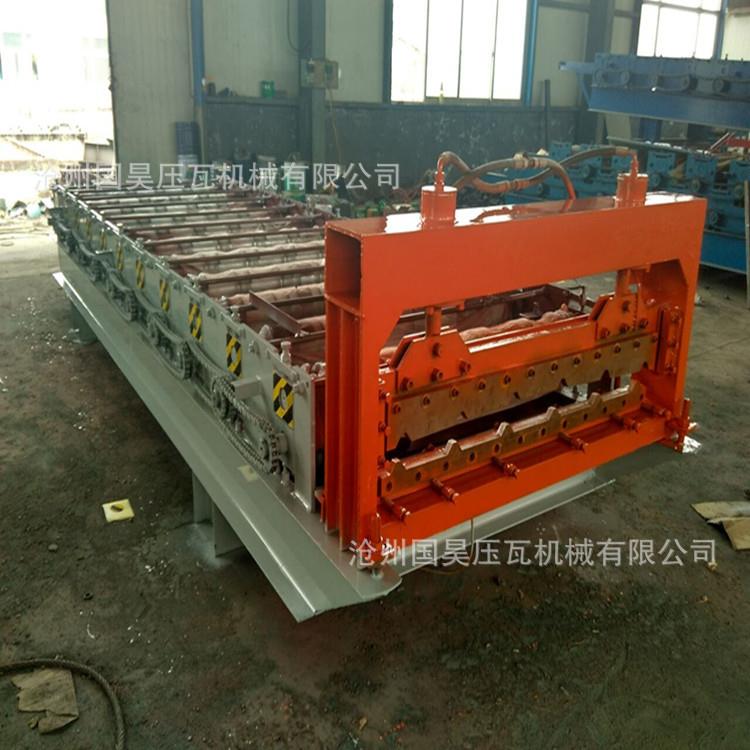 国昊压瓦机设备全自动双层彩钢压瓦机一剪落各种规格异形冷弯