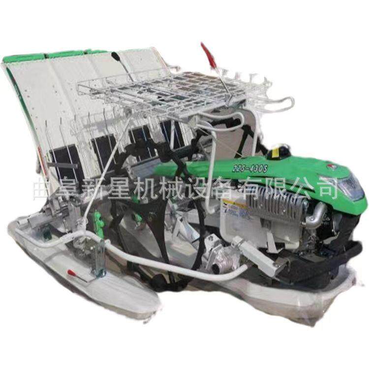 汽油款手推步进式4行水稻插秧机6行低速柴油抛秧盘育秧移栽机