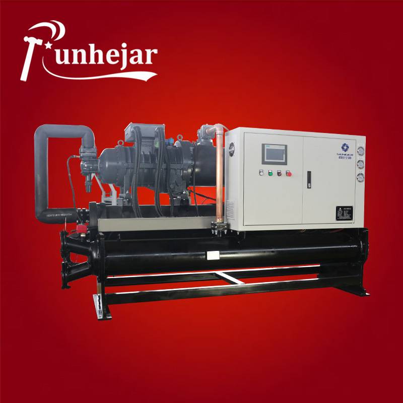 厂家公司水冷螺杆式冷水机组 水地源热泵空调一体机 水源热泵系统