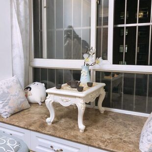 新款欧式简约迷你炕桌窗台炕几地桌矮桌家用榻榻米茶几小桌子创意