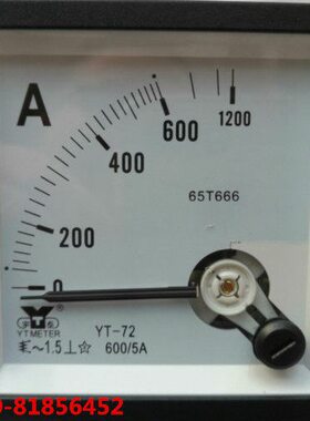 YT72交流电流表YT-72 600A 600/5A CZ-72 72T1 SQ-72 65T666