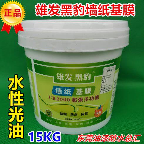 贴墙纸壁纸基膜家装环保大小桶基膜膜水性光油透墙面加固剂界面剂