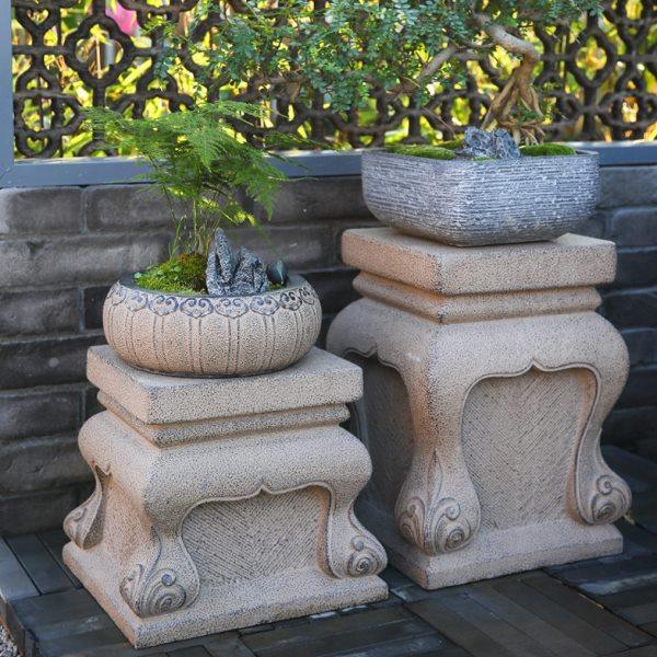 中式石雕石墩庭院石凳花园别墅户外装饰造景摆件花盆底座凳子树脂,家居饰品,户外/庭院摆件,淘宝优惠券,粉丝福利购,淘宝优惠卷